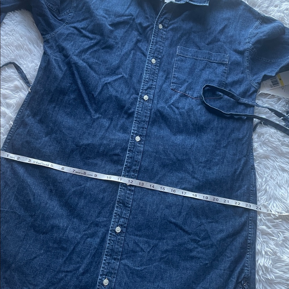 Citizens of Humanity Kayla Tie-Waist Denim Shirt Dress - Picture 14 of 14
